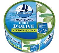 PETIT NAVIRE - Thon Blanc À L'Huiled'Olive Vièrge Extra Msc 104G - Lot De 3 - Livraison Gratuite