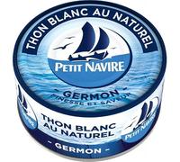 Petit Navire Thon Blanc Naturel, Qualité Supérieure 140g | Riche en Protéines | Idéal pour Salades et Recettes | Épicerie Fine - Le Lot De 3