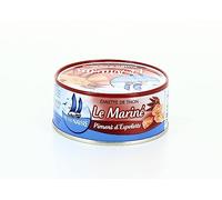 PETIT NAVIRE - Thon émietté au Piment d'Espelette Savoureux et Épicé, Conserve 110g - Lot de 4