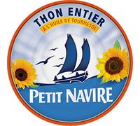 Petit Navire Thon Entier à l'Huile de Tournesol 160 grams