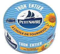 PETIT NAVIRE - Thon Entier À Lhuile De Tournesol 160G - Lot De 4 - Vendu Par Lot