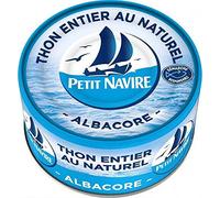 Petit Navire Thon Entier au Naturel Albacore 132g (lot de 5)