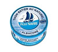 Petit Navire Thon Entier Au Naturel Albacore 140g (lot de 5)
