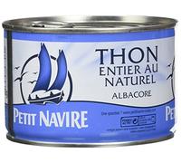Petit Navire Thon Entier au Naturel Albacore 400 g