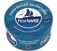PETIT NAVIRE - Thon Naturel Démarche Responsable, Conserve 140G - Lot de 4