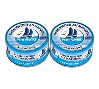 PETIT NAVIRE - Thon Naturel, Pêche Responsable - 280G, Source dOméga-3, Conserve Poisson - Epicerie Salée - Lot De 3