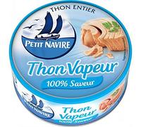 Petit Navire Thon Vapeur 100% Saveur 130 g (lot de 5)