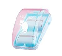 Petit nettoyeur de copeaux pour écrire, rouleau de bureau avec gomme pour étudiants, artistes, bureau, bureau professionnel, bleu