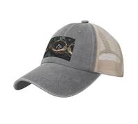 Petit nid d'oiseau. Il s'agit d'un chapeau en maille denim délavé, qui est simple, pas facile à déformer, résistant au soleil et au vent, adapté pour le sport, les voyages et la photographie.