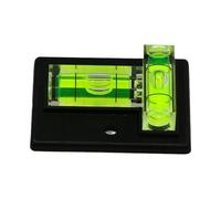 Petit niveau carré à bulles - Niveaux multi-usages, élégant, disposition d'instruments de mesure spirituelle, outils de haute précision | Équipement photo léger et compact