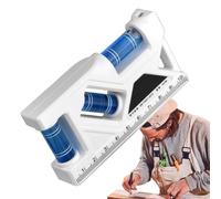 Petit niveleur à bulles - Petit outil de niveau à bulle magnétique pour une mesure horizontale et verticale précise, compact pour kits à outils | Pour le bricolage, la construction, la menuiserie et