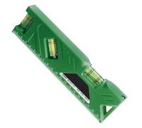 Petit niveleur magnétique - Jauge à bulles de précision 9x3cm, indicateur d'alignement compact, appareil de mesure vertical horizontal, base magnétique puissante | Niveau de menuisier pratique pour la