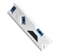 Petit niveleur magnétique - Mini indicateur d'équilibre de 3,5 x 1,2 pouces, outil de cloche spirituelle polyvalent, accessoire de mesure léger, fixation magnétique robuste | Nivellement de poche pour