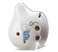 Petit Ocarina Alto À 6 Trous Clé En Do Pour Débutants Instrument De Musique En Céramique Instrument Ocarina(Type 14)