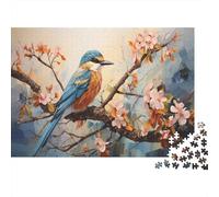 Petit Oiseau coloré Puzzle 1000 Pièces Educa Jouet en Bois Cadeau Unique Décoration Intérieure Flower Branch Jeu Éducatif Challenge Toy Adultes & Enfants des 14 Ans 1000pcs (75x50cm)