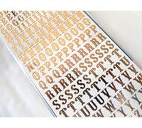 Petit or Rose Adhésif Adhésif Lettres, Alphabet A-Z, Etiquettes Autocollants Pour Loisirs Créatifs
