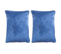 Petit oreiller - 2 pièces mini oreiller de sieste en mousse à mémoire de forme, coussin confortable pour , animaux domestiques, cou, taille, poignet, genou, coussin de voyage portable pour lit,