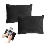 Petit Oreiller - 28 X 18 Cm Pour Animal De Compagnie, Soutien Du Cou, De La Taille Et Du Genou | Paquet De 2 Rouleaux De Coussins En Microbilles En Peluche - Oreiller De Dos En Flanelle Douce | Chiens