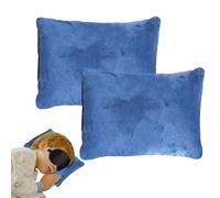 Petit oreiller de canapé - Lot de 2 coussins portables - Mini coussin de repos doux, oreiller de soutien ergonomique | Coussin de voyage compact pour dormir, poignet, taille, genou