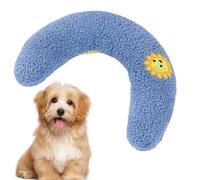 Petit oreiller pour chats endormis - Oreiller doux en forme de U pour chien, jouet doux apaisant pour animaux de compagnie | Demi donut pour soulager les articulations et améliorer le sommeil