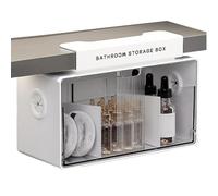 Petit organisateur de comptoir de salle de bain sans perçage, boîte | Petite organisation de salle de bain pour baignoire, douche, chambre à coucher, dortoir, placard, sous l'évier