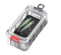 Petit organisateur de matériel de pêche, plateau de poche pour leurres - Organiseur de pêche étanche pour les amateurs de pêche, récipient utilitaire avec aimant puissant