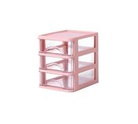 Petit organiseur de bureau empilable avec tiroirs transparents - Boîte de rangement pour la maison