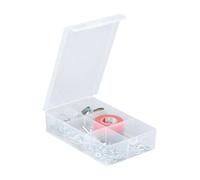 Petit Organiseur transparent 6 compartiments fixes Allit