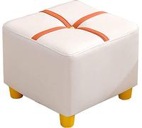 Petit Ottoman Carré Repose-Pieds Imperméable en Tissu Technique Pieds Antidérapants Tabouret Canapé Empilable pour Salon et Chambre à Coucher11x11