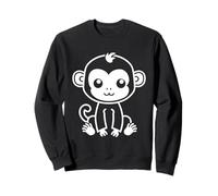 Petit Ouistitis Animaux Singe Drôle Simple Ouistiti Sweatshirt