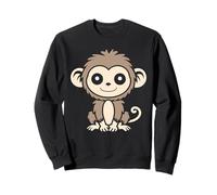 Petit Ouistitis Animaux Singe Drôle Simple Ouistiti Sweatshirt