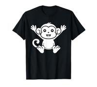Petit Ouistitis Animaux Singe Drôle Simple Ouistiti T-Shirt