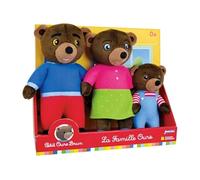 JEMINI PETIT OURS BRUN - Coffret famille 3 peluches 19 cm Multicolore G