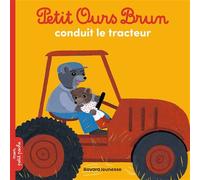 Petit Ours Brun Conduit Le Tracteur