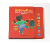 Petit Ours Brun écoute les comptines de Noël - Livre sonore - Dès 1 an - Céline Bour - Bayard Jeunesse - cartonné - Album éveil dès la naissance