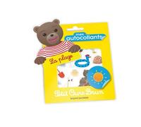 Petit Ours Brun - La plage - Premiers autocollants - Dès 3 ans Avec 40 autocollants - Danièle Bour - Bayard Jeunesse - Boîte ou accessoire - Jeux livres objets