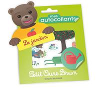 Mes autocollants Petit Ours Brun - Le jardin