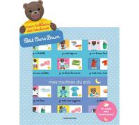 Petit Ours Brun - Mon tableau des routines - Livre à toucher - Dès 2 ans - Laura Bour - Bayard Jeunesse - broché - Calendrier