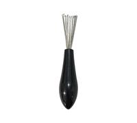 Petit outil à main démêlant peigne et brosse à cheveux de couleur aléatoire avec poignée Utilisation à domicile en salon