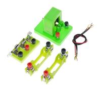 Petit outil de démonstration de moteur électrique polyvalent pour l'enseignement de la physique, les groupes d'intérêt et l'éducation familiale avec ABS recyclé et construction en fer galvanisé pour