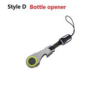 Petit Outil De Fermeture À Glissière Multifonctionnel,Combinaison D'acier Inoxydable,Chaîne Continent,Mini Fermeture À Glissière Extérieure,Outil Portable Edc - Type D