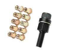 Petit outil d'écrou manuel en acier rivets à main installateur d'écrou facile à utiliser pour la réparation à domicile et le travail du métal petit espace rivet
