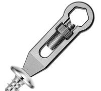 Petit outil multifonction avec porte-clés | Pendentif portable pour outils de poche avec tournevis | Multi-outil polyvalent avec porte-clés à levier pour un usage quotidien