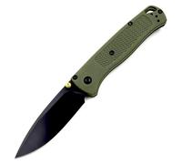 Petit outil pratique en acier - Couteau tranchant - Antidérapant - Noir - Pour le camping et l'extérieur - Couteau de chasse - Couteau de poche léger - Couteau pliant - Vert - Multi-outil - Cadeau