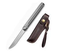 Petit outil pratique en acier tranchant - Antidérapant - Résistant à l'abrasion - Résistant aux taches - Couteau d'extérieur - Couteau de survie - Couteau de poche - Couteau pliant - Couteau universel