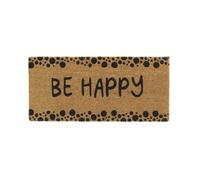 Petit paillasson Be Happy en coco Be happy