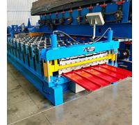 Petit pain de feuille de toit en métal de gymnase formant la production de | Machine de formage de feuilles de toit, machine de fabrication de toit en acier couleur | Machine de formage de rouleaux de