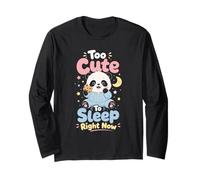 Petit Panda - trop Mignon pour Dormir Manche Longue
