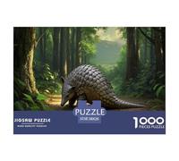 Petit Pangolin 1000 Pièces Puzzle pour Adultes Enfants, Parfait pour Les Amateurs De Puzzles, Cadeau d'anniversaire, Jeux Éduchatif, Qualité Premium 38x26cm/1000pcs