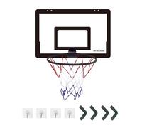 Petit panier de basket-ball d'intérieur portable pour cadre mural - Panier de levage pour porte murale et chambre d'intérieur pour enfants - Jeu amusant